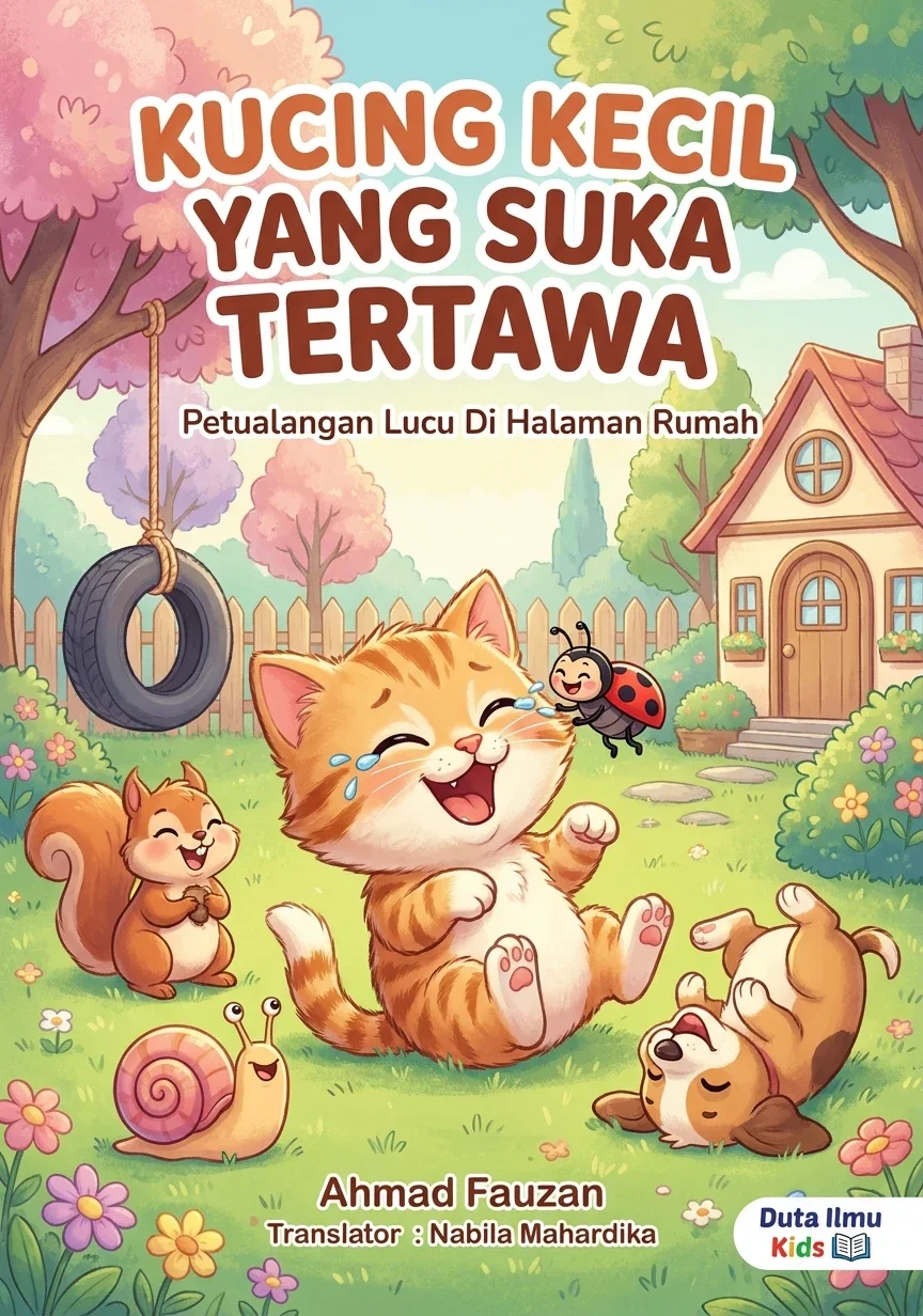 KUCING KECIL YANG SUKA TERTAWA  Petualangan Lucu Di Halaman Rumah