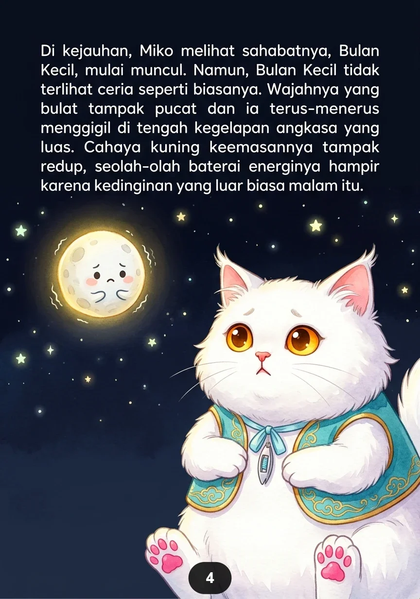 KUCING PEMBUAT SELIMUT AWAN Hadiah Hangat Untuk Bulan Kecil preview 2