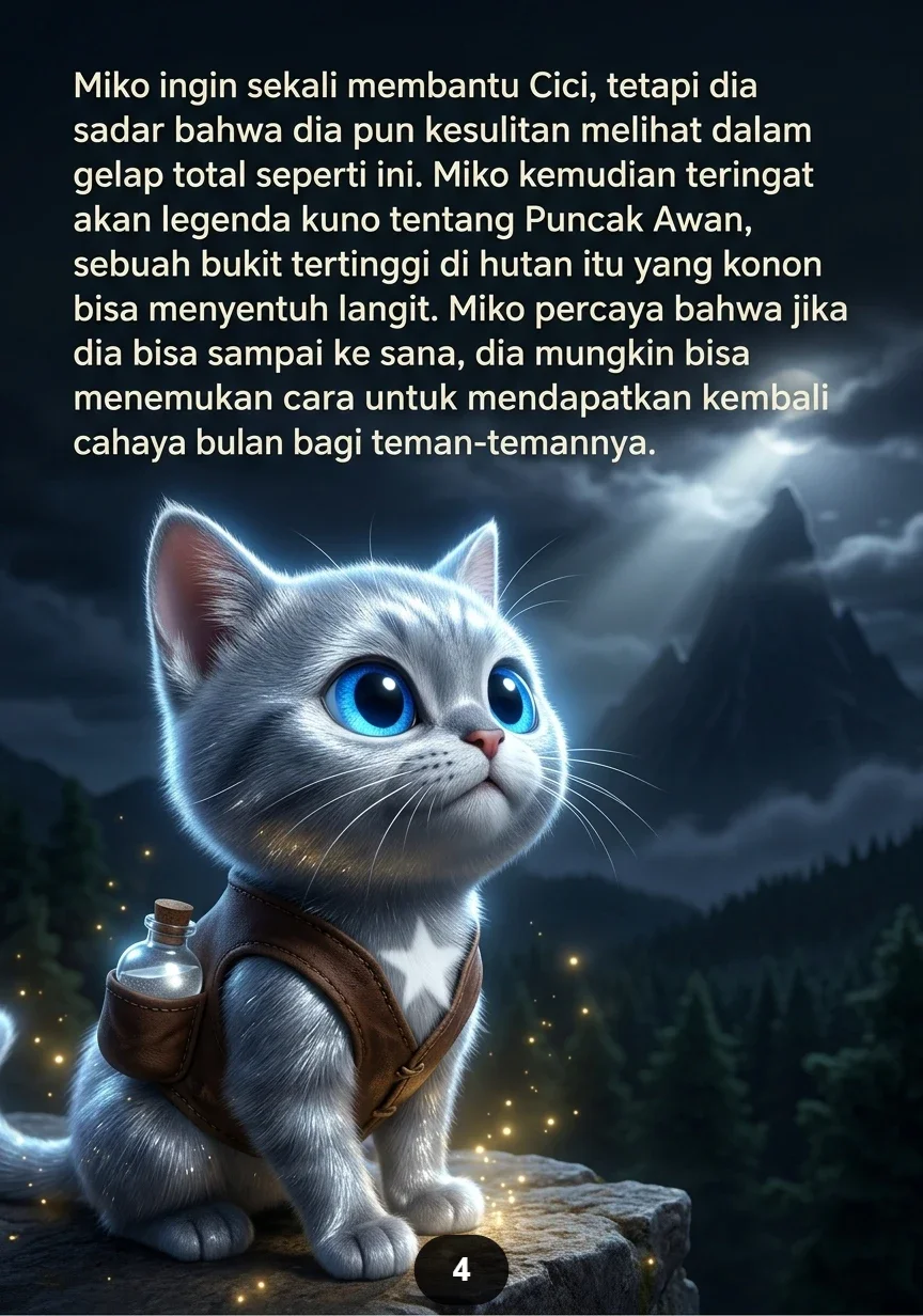 KUCING PENCURI CAHAYA BULAN Misteri Ajaib di Malam Sunyi preview 2