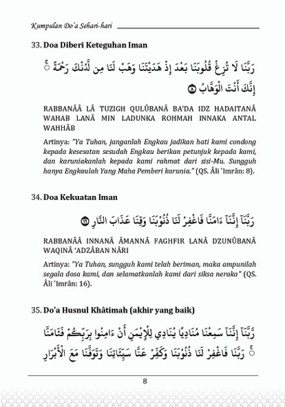 KUMPULAN DOA SEHARI-HARI-Terjemah Kitab Silahul Mukmin preview 2