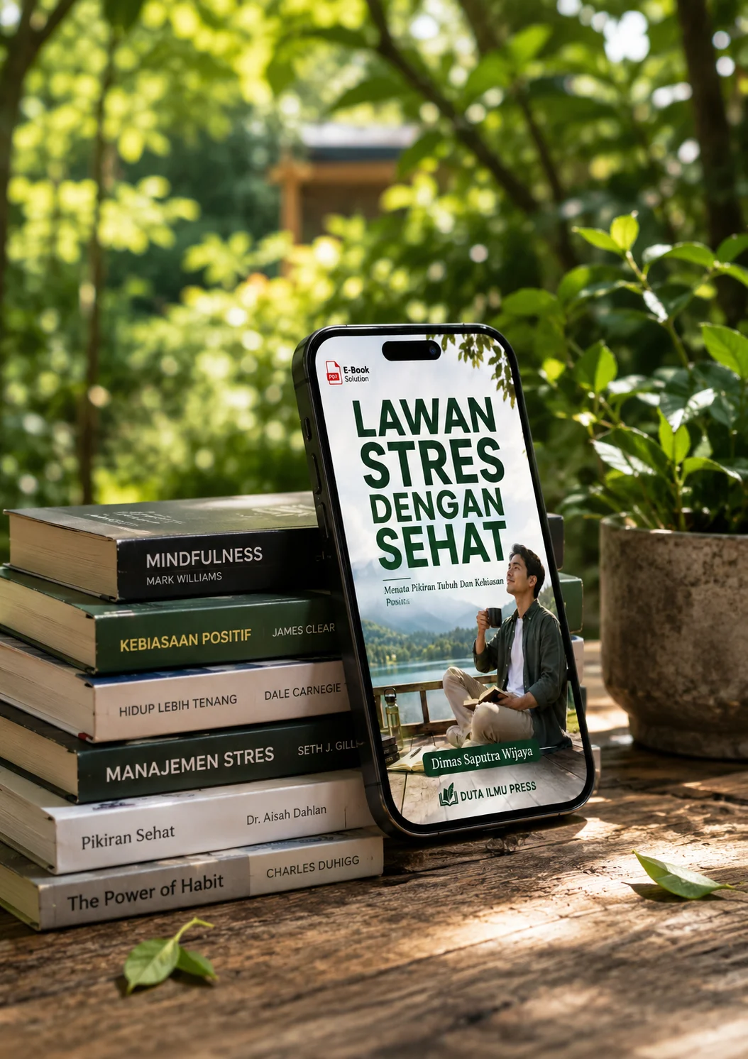 LAWAN STRES DENGAN SEHAT	Menata Pikiran Tubuh Dan Kebiasaan	 preview 4