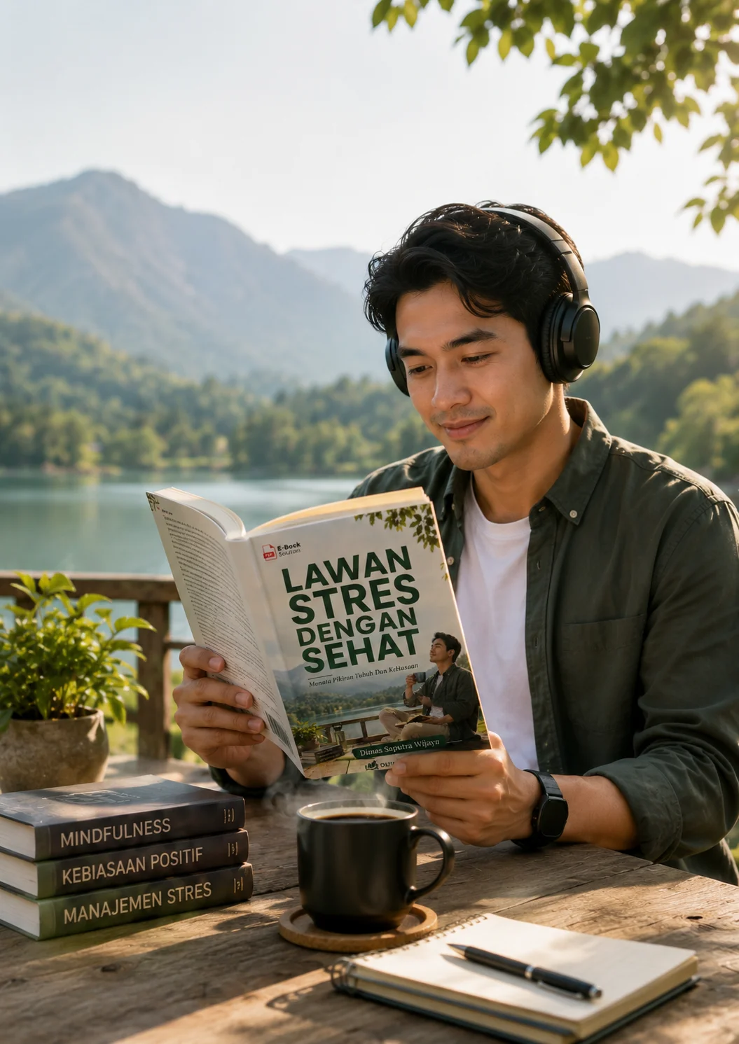 LAWAN STRES DENGAN SEHAT	Menata Pikiran Tubuh Dan Kebiasaan	 preview 3