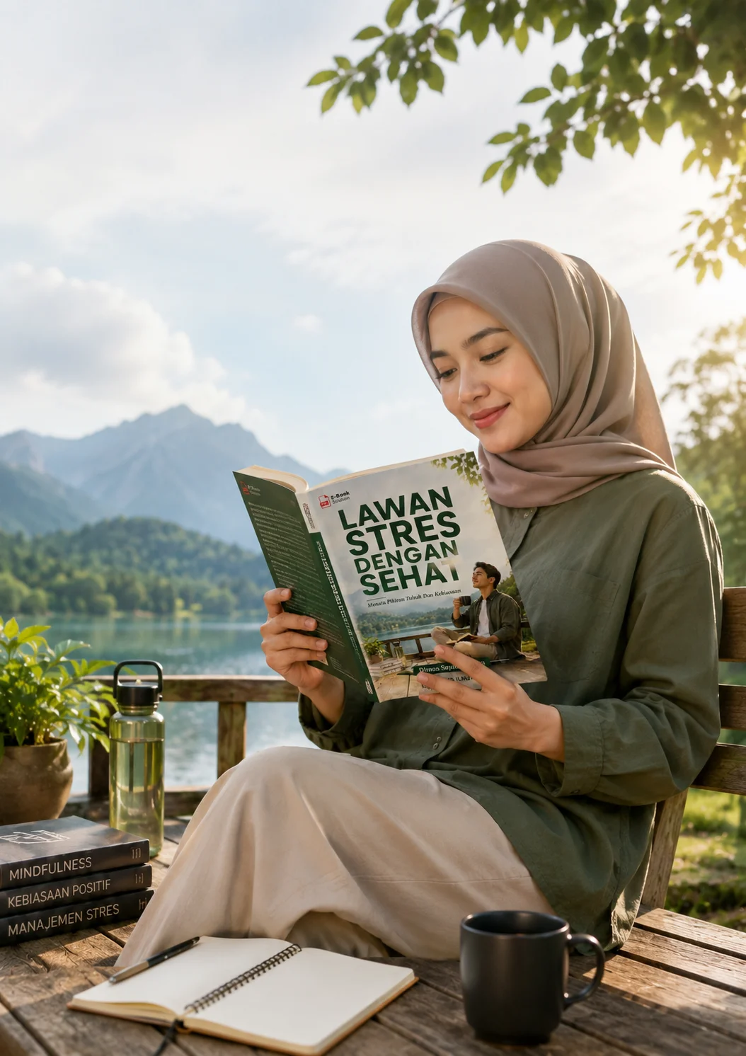 LAWAN STRES DENGAN SEHAT	Menata Pikiran Tubuh Dan Kebiasaan	 preview 1