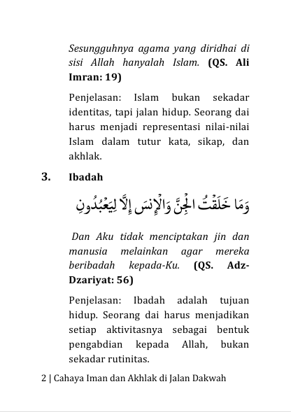 LENTERA SANG PENYERU - Cahaya Iman dan Akhlak dijalan Dakwah preview 3