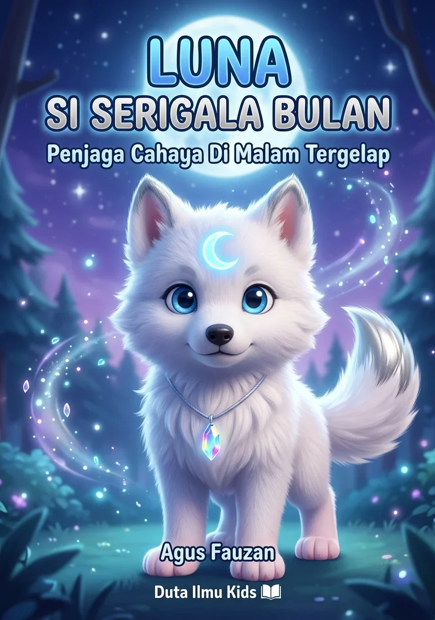 LUNA SI SERIGALA BULAN Penjaga Cahaya di Malam yang Gelap 