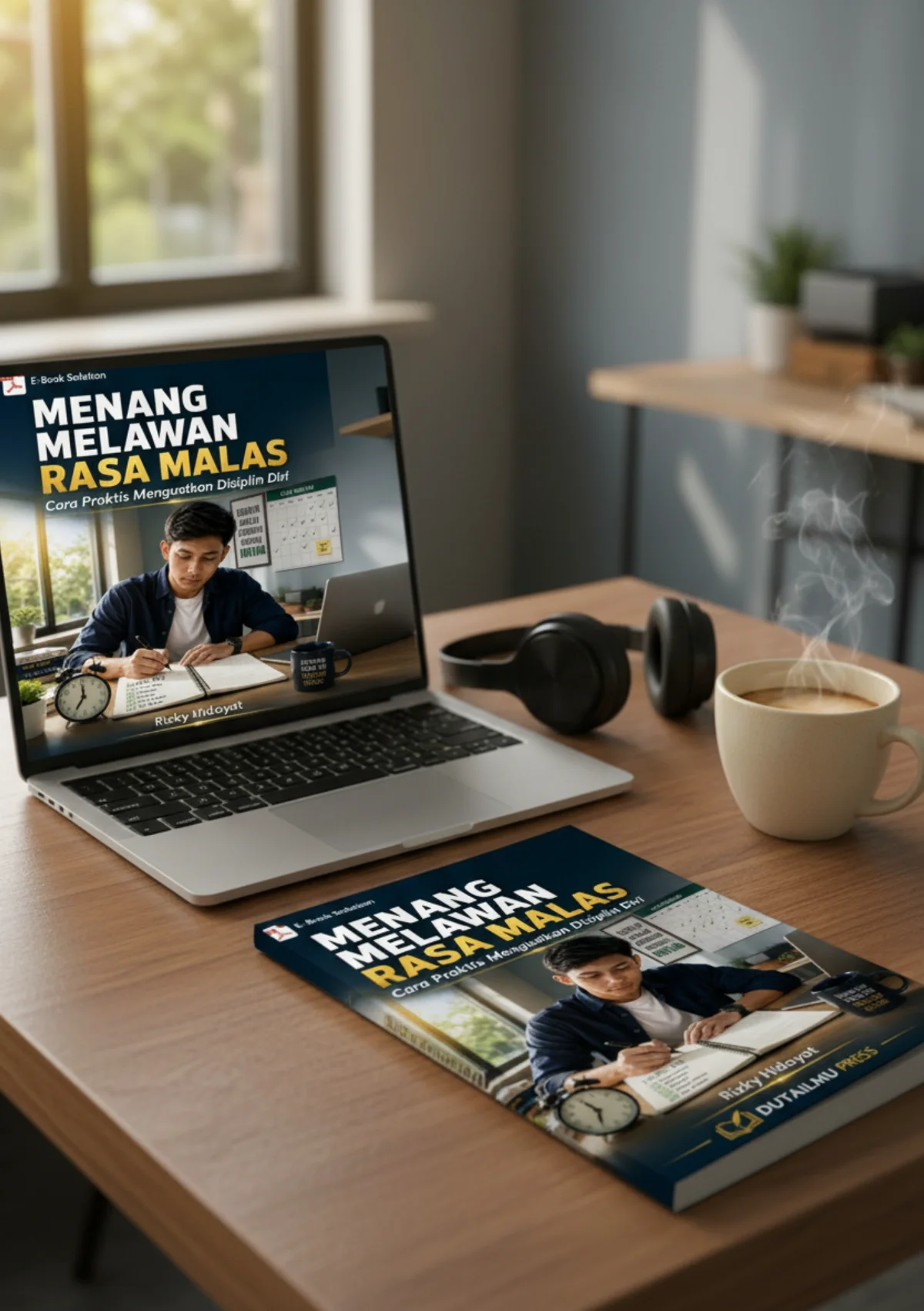 MENANG MELAWAN RASA MALAS	Cara Praktis Menguatkan Disiplin Diri	 preview 3