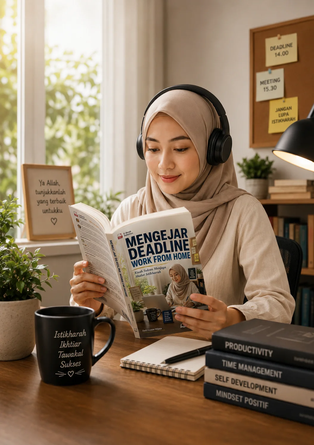 MENGEJAR DEADLINE WORK FROM HOME-Kisah Sukses Menjaga Shalat Istikharah preview 3