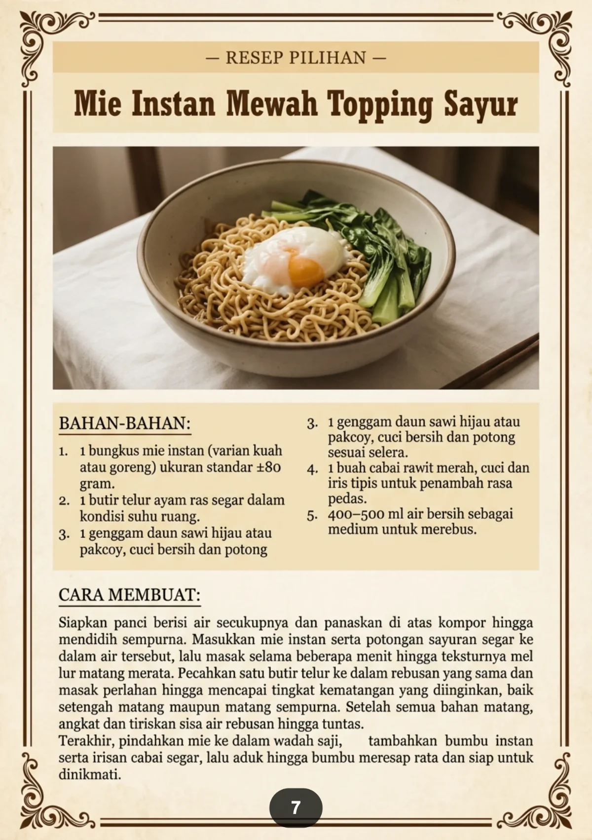 MENU KOST SUPER HEMAT - Masakan Mudah Modal Minim Harian preview 2
