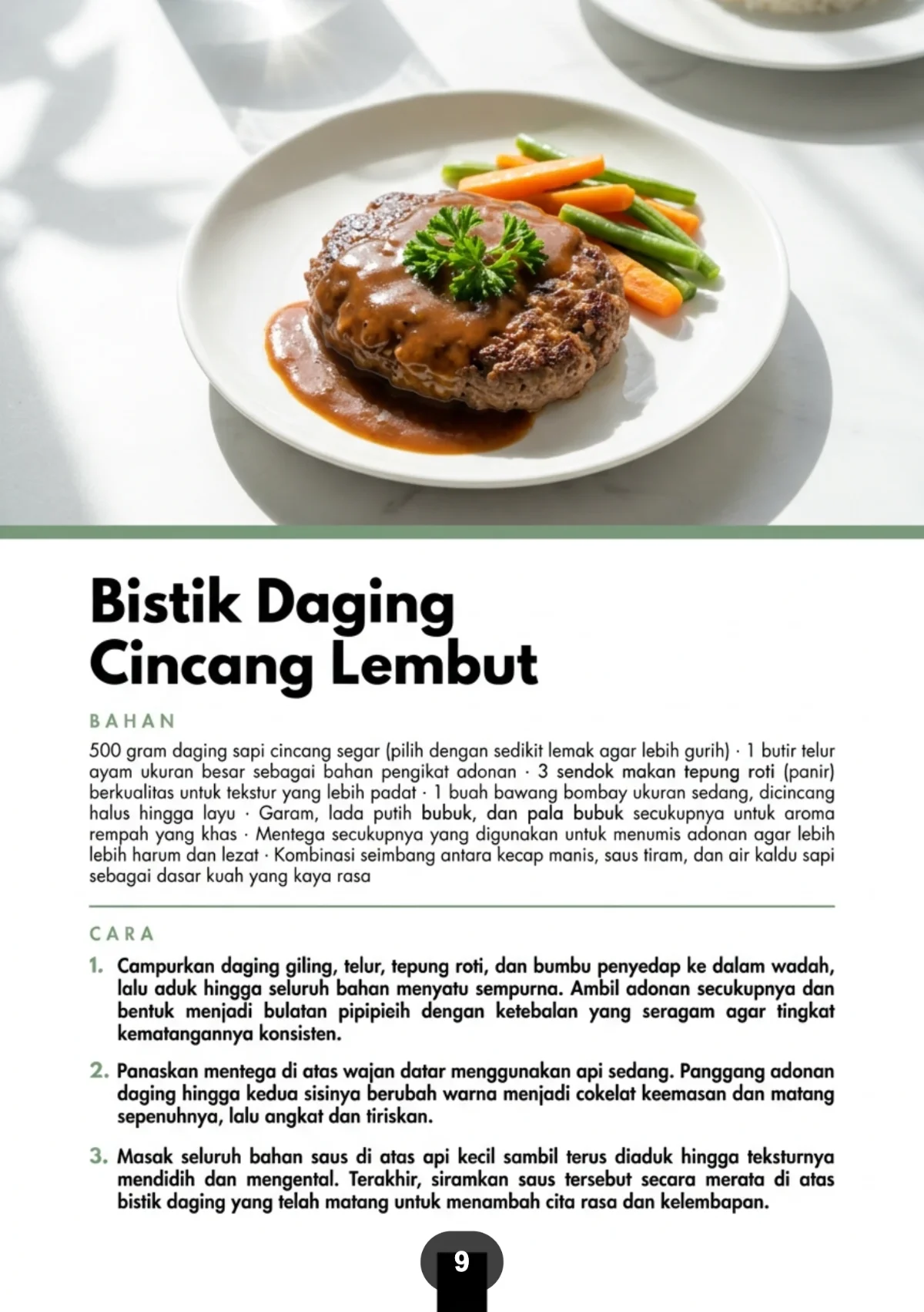 MENU MAKAN KELUARGA MODERN - Lezat Praktis Disukai Semua Anggota preview 1
