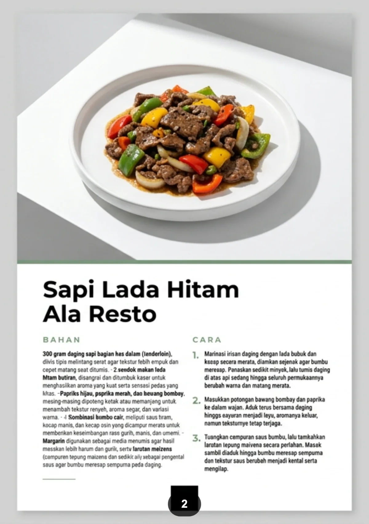MENU MAKAN KELUARGA MODERN - Lezat Praktis Disukai Semua Anggota preview 4
