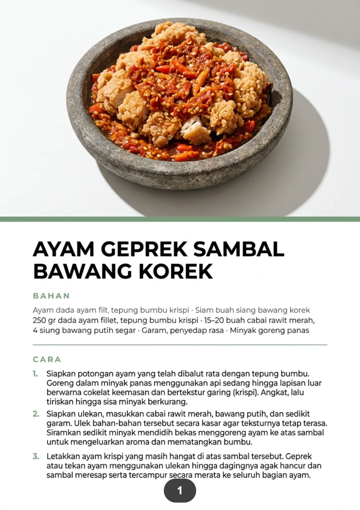 MENU PEDAS BIKIN NAGIH - Sensasi Cabai Untuk Pecinta Pedas preview 4