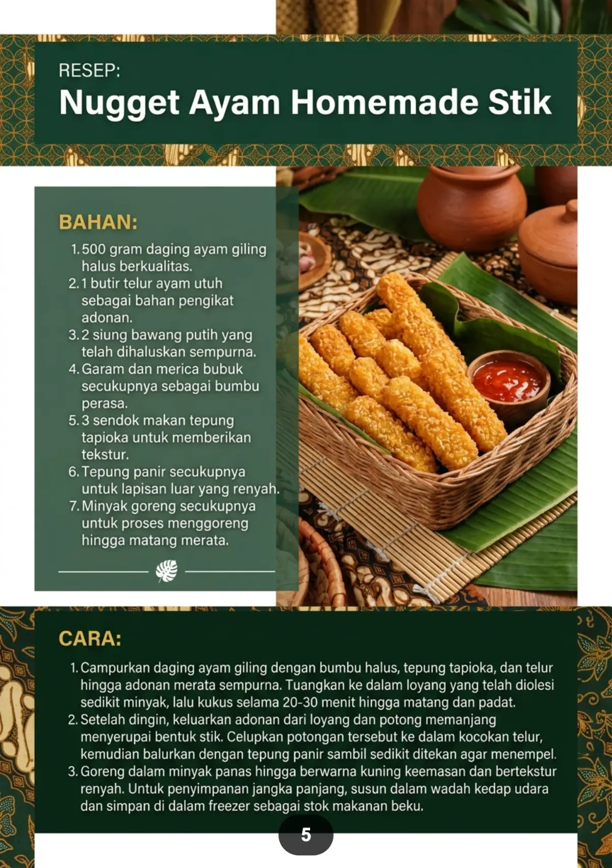 MENU PIKNIK SIMPEL KELUARGA - Cemilan Praktik Mudah Dibawa Bepergian preview 3