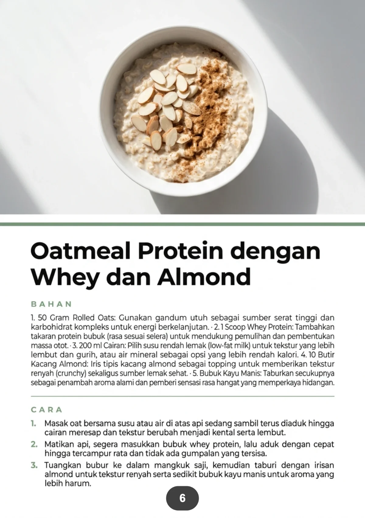 MENU SARAPAN PROTEIN TINGGI - Energi Maksimal Hingga Siang Hari preview 2
