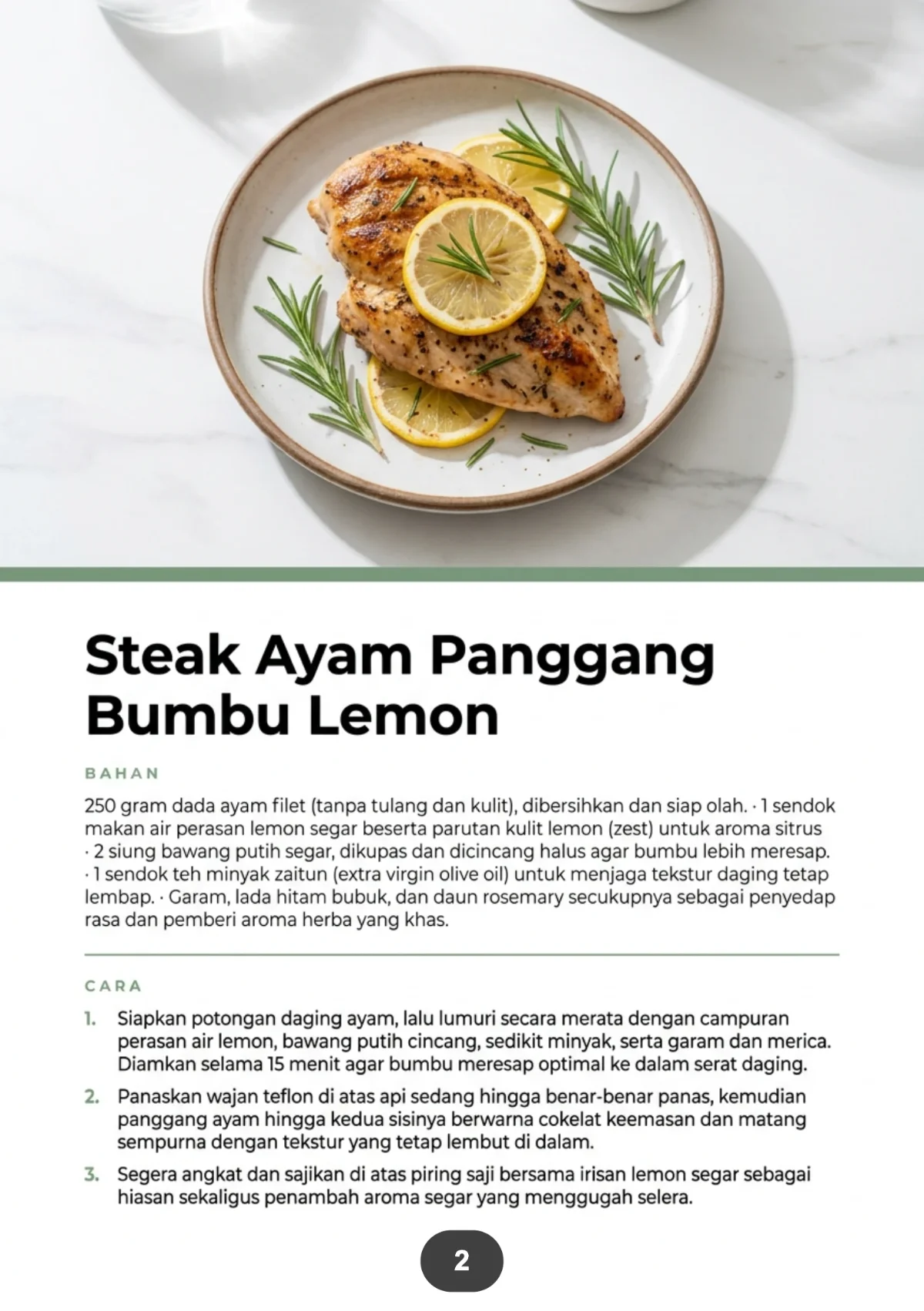 MENU SARAPAN PROTEIN TINGGI - Energi Maksimal Hingga Siang Hari preview 1