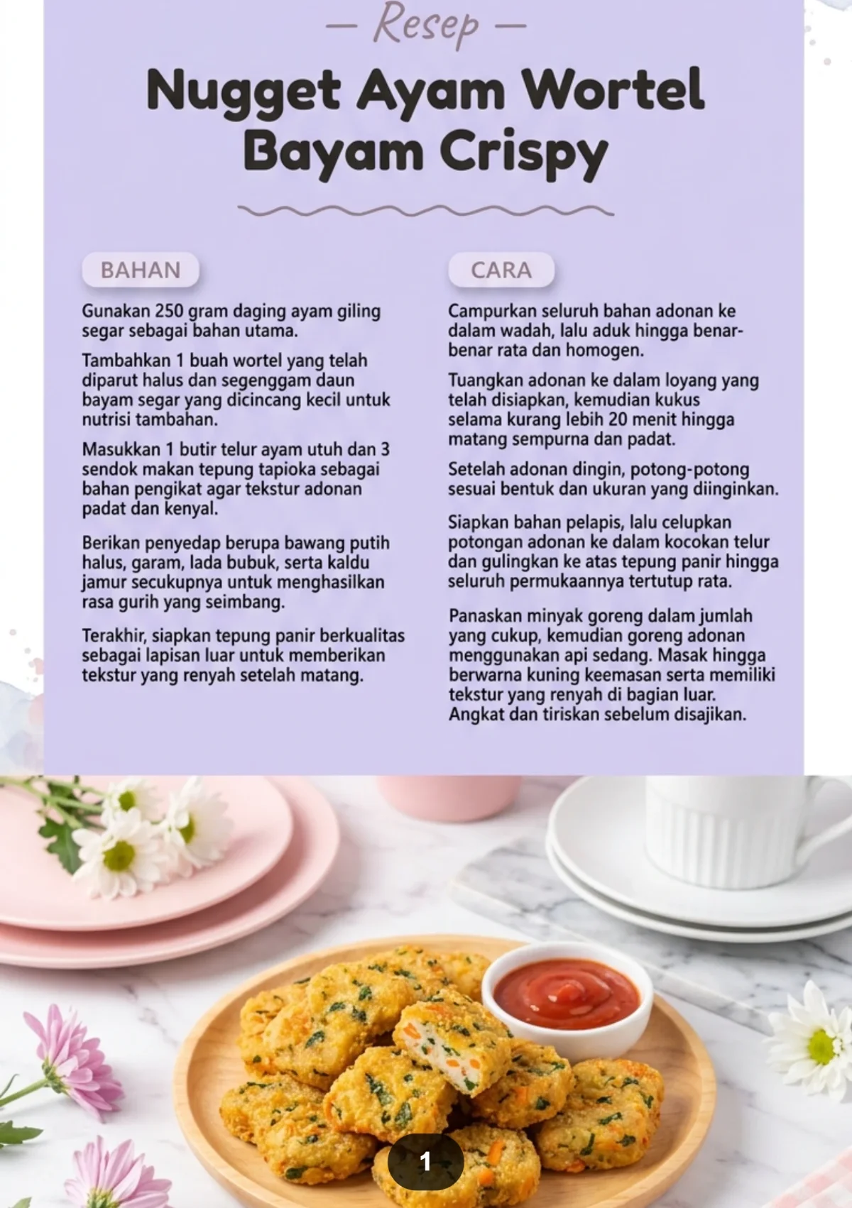 MENU SAYUR DISUKAI ANAK - Lezat Bergizi Mudah Disantap Anak  preview 1