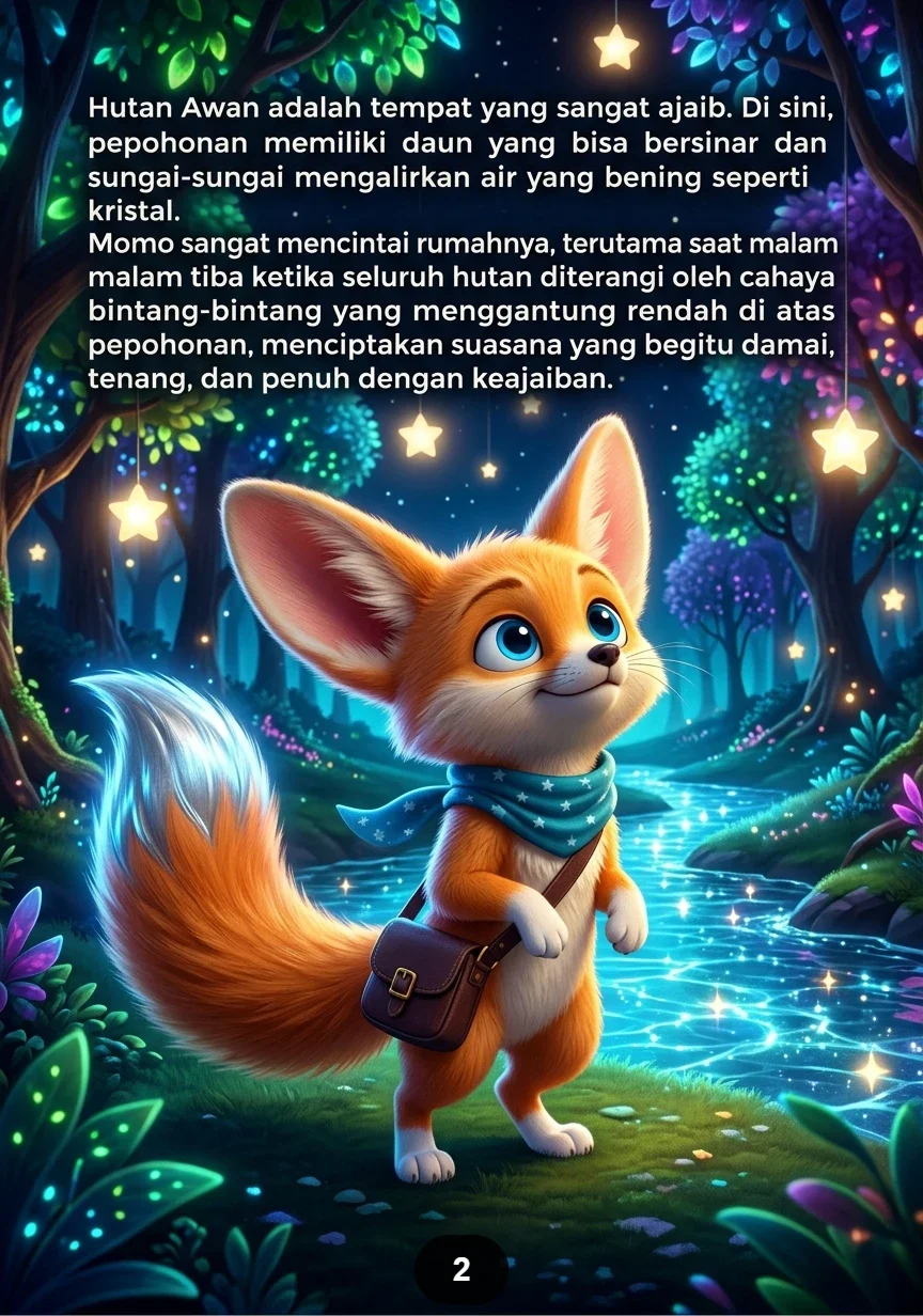 MOMO PENJAGA BINTANG Misi Sang Rubah Mengembalikan Cahaya Langit preview 1