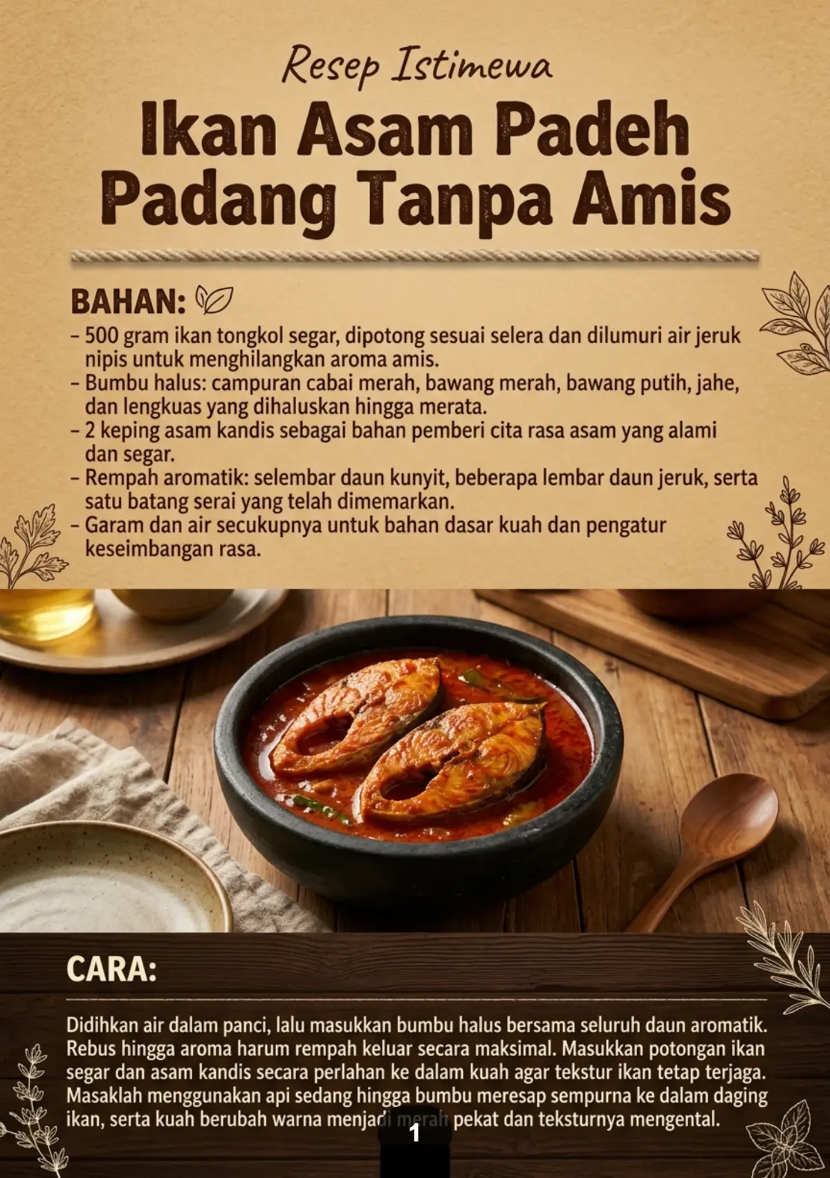 OLAHAN IKAN TANPA AMIS - Rahasia Masak Segar Dan Gurih preview 4