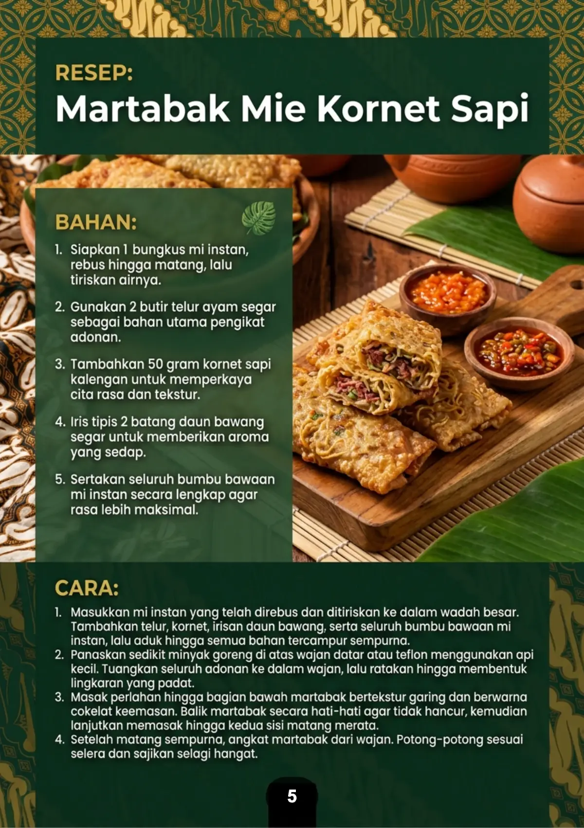 OLAHAN MIE INSTAN KREATIF - Praktis Lezat Dengan Bahan Tambahan preview 2