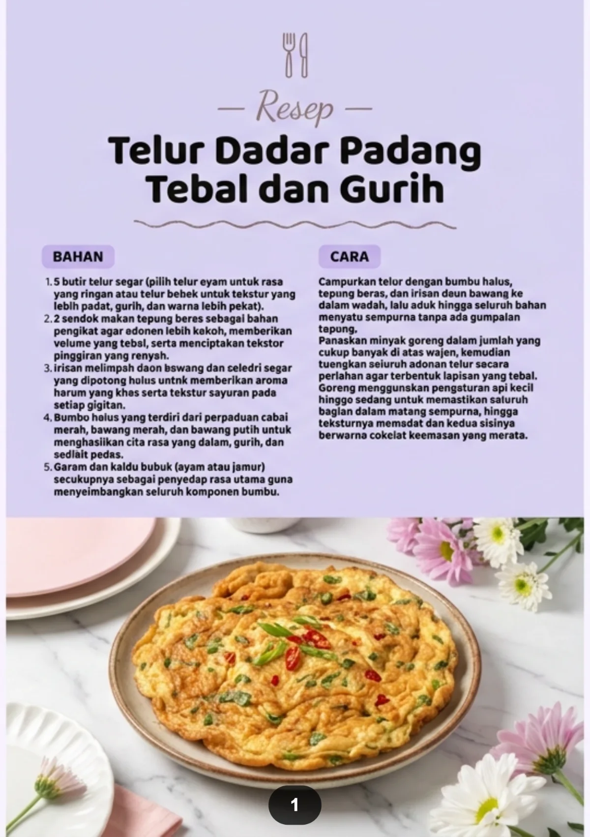 OLAHAN TELUR ANTI BOSAN - Variasi Lauk Murah Meriah Nikmat preview 1