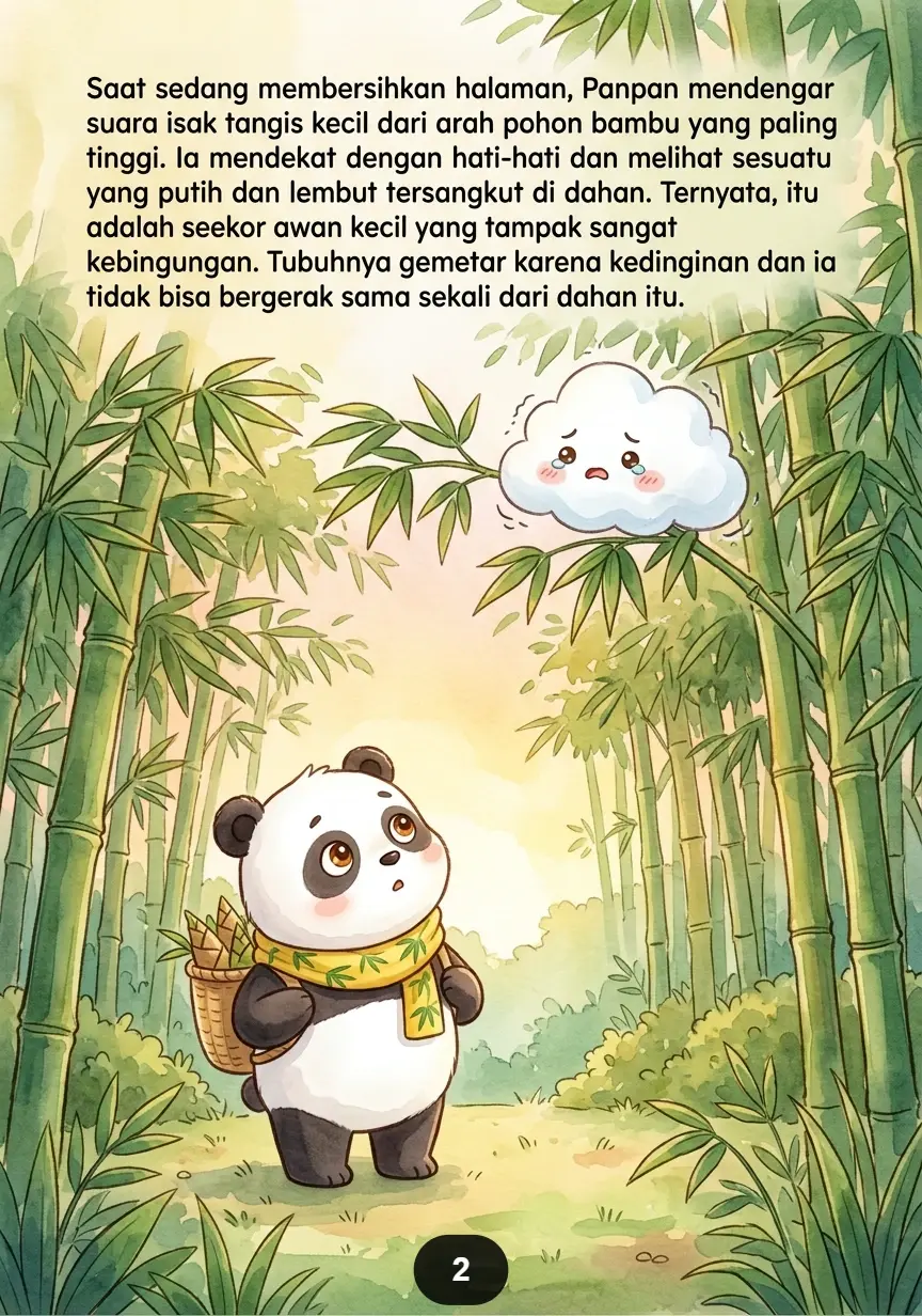 PANDA DAN AWAN KECIL Persahabatan Indah Antara Hutan Langit preview 2