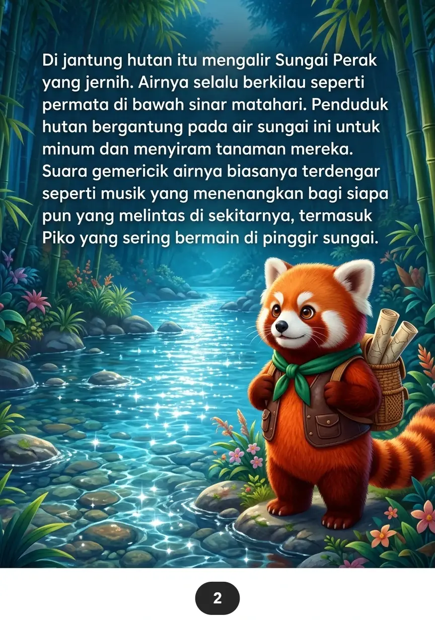 PANDA DAN SUNGAI BERBISIK Rahasia Tersembunyi di Dalam Hutan preview 4