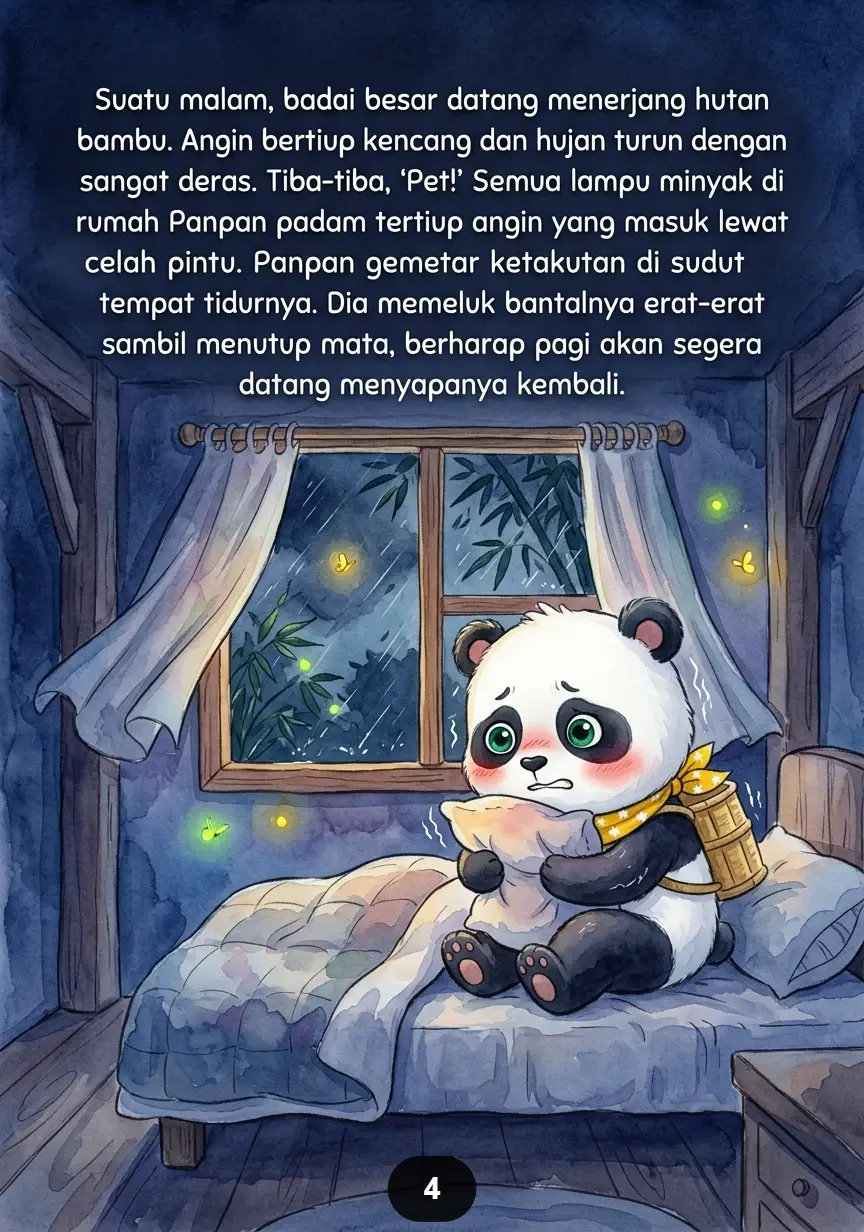 PANDA DAN TAMAN KUNANG Cahaya Kecil Menghias Malam Gelap preview 2