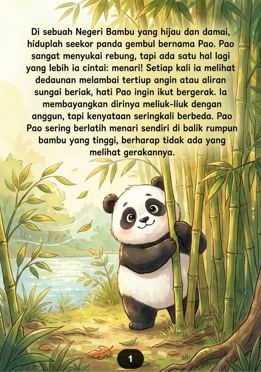 PANDA GEMBUL SUKA MENARI Tarian Bahagia Di Negeri Bambu preview 1