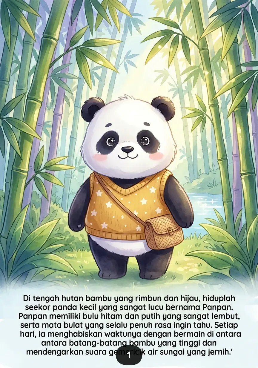 PANDA KECIL MENJAGA BINTANG Belajar Bertanggung Jawab dan Peduli preview 4