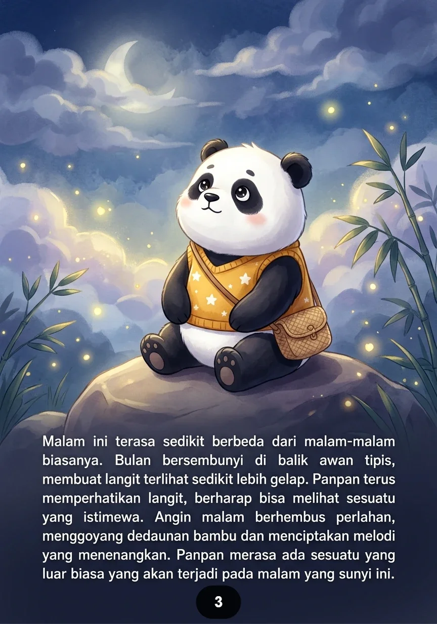 PANDA KECIL MENJAGA BINTANG Belajar Bertanggung Jawab dan Peduli preview 2
