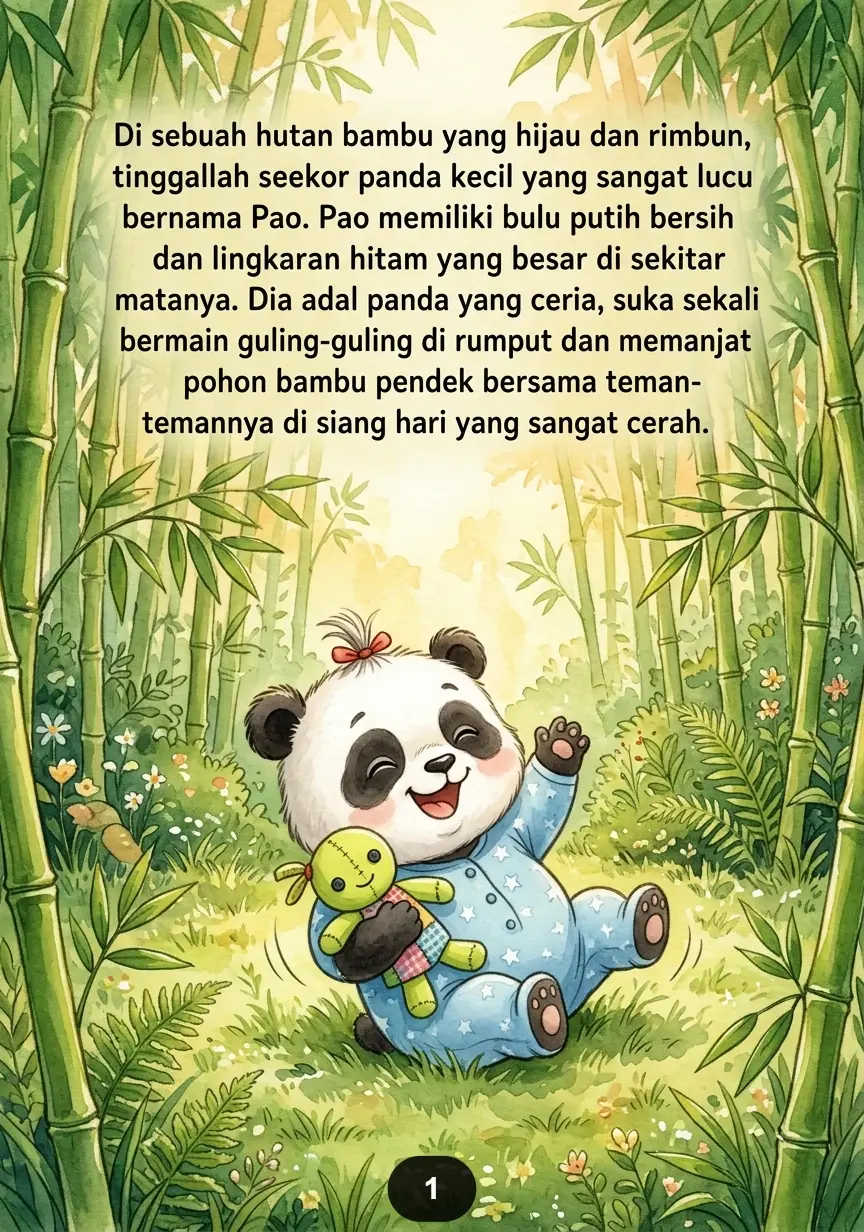 PANDA TAKUT TIDUR SENDIRI Belajar Berani di Malam Hari preview 2