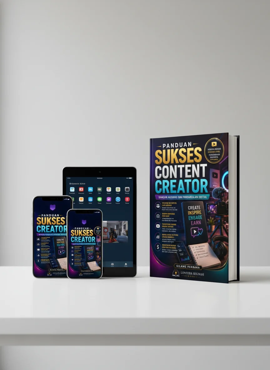 PANDUAN SUKSES CONTENT CREATOR - Bangun Audiens Dan Penghasilan Digital preview 3