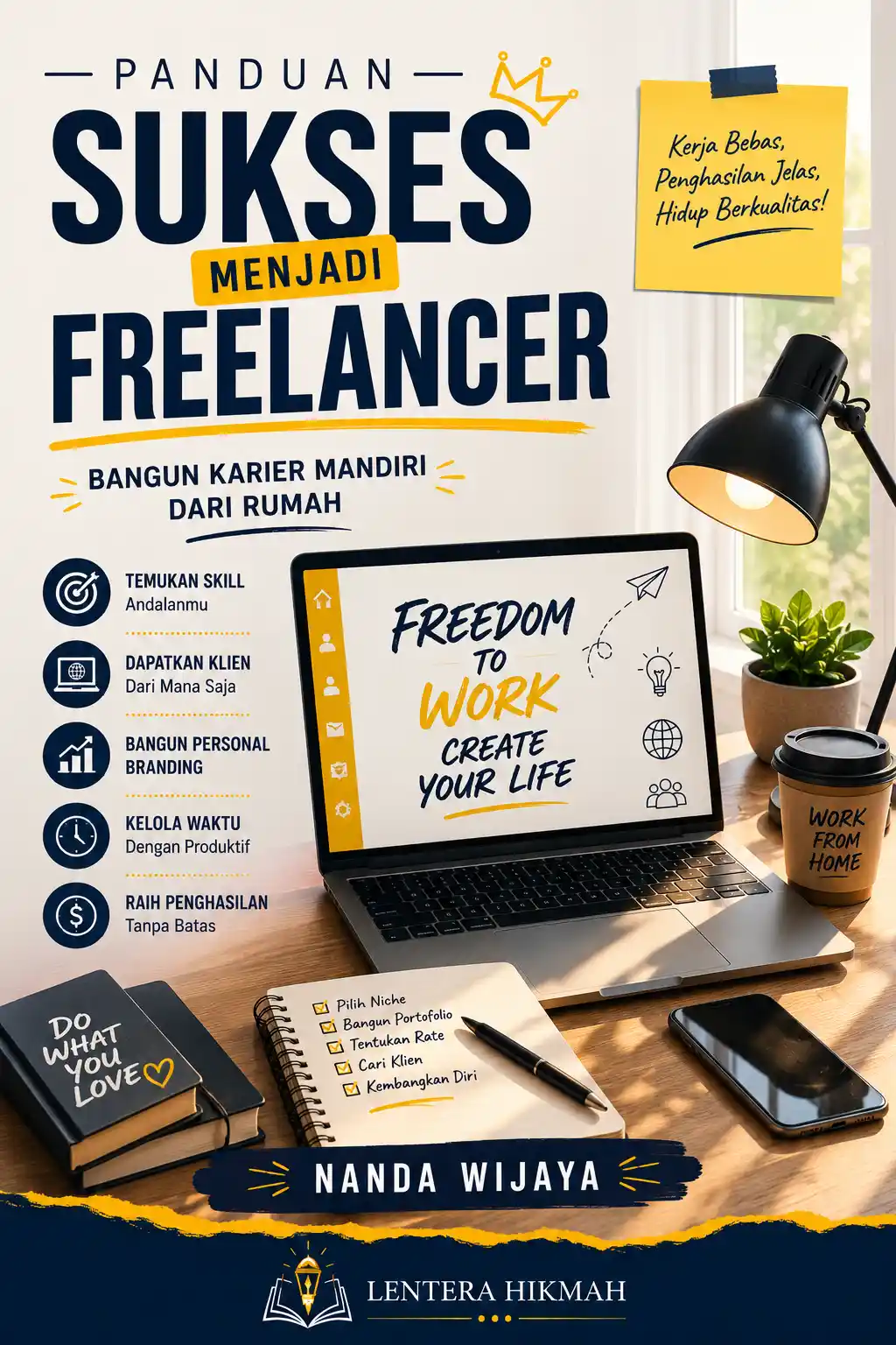 PANDUAN SUKSES MENJADI FREELANCER - Bangun Karier Mandiri Dari Rumah