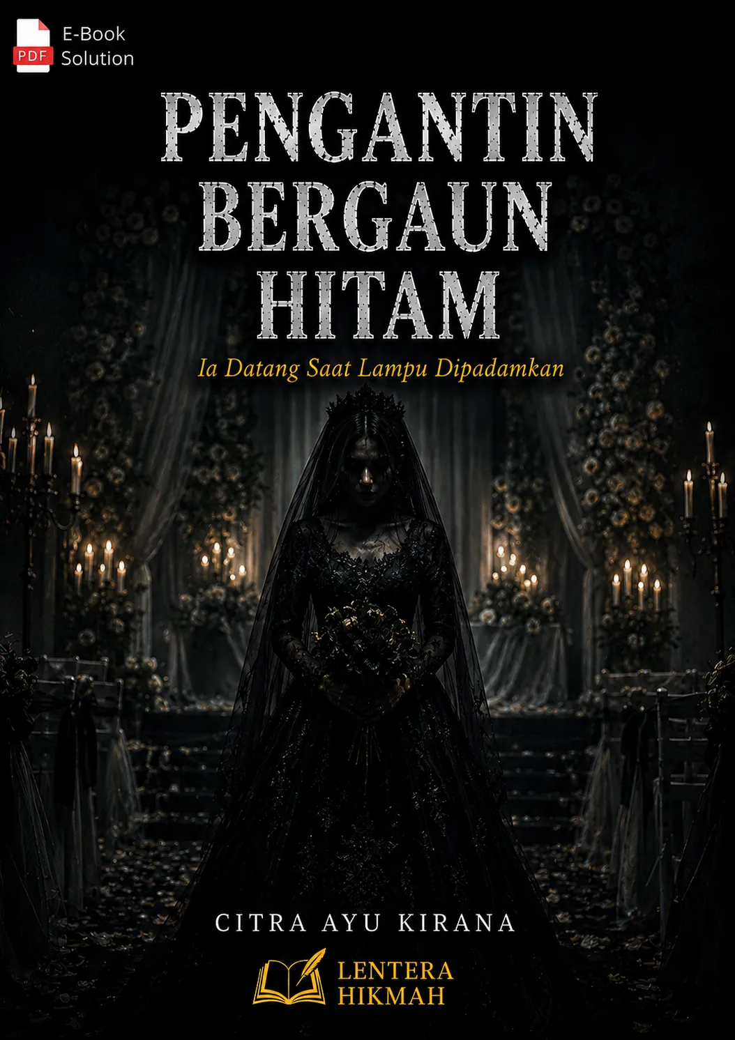 PENGANTIN BERGAUN HITAM - Ia Datang Saat Lampu Dipadamkan