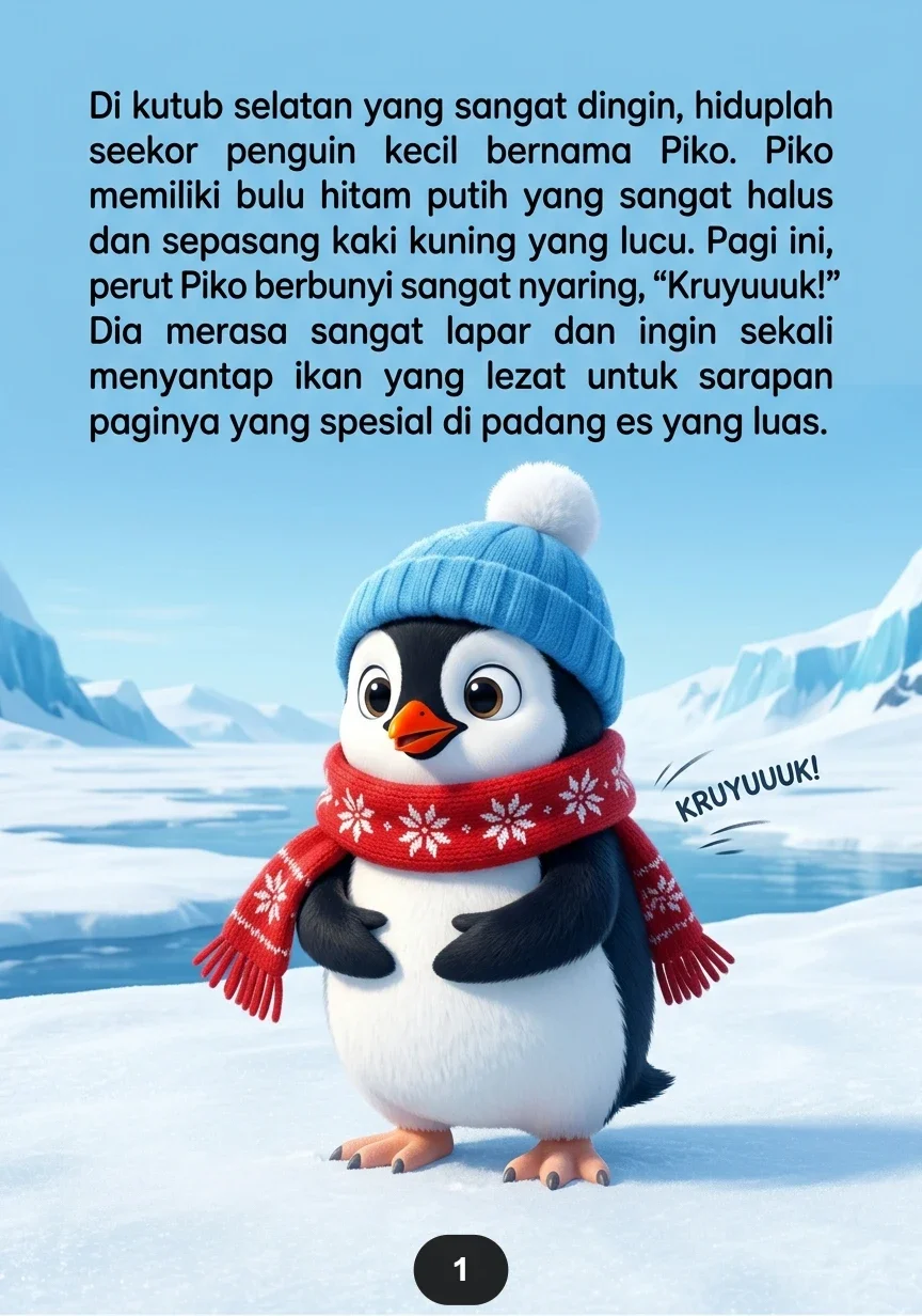 PENGUIN DAN IKAN NAKAL Makan Siang Kabur Berkali Kali preview 2