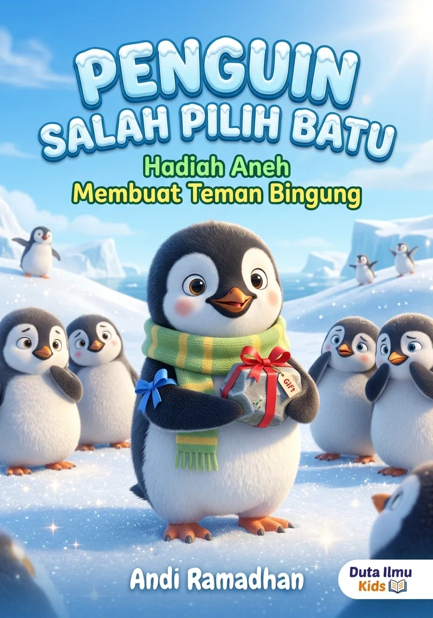 PENGUIN SALAH PILIH BATU Hadiah Aneh Membuat Teman Bingung