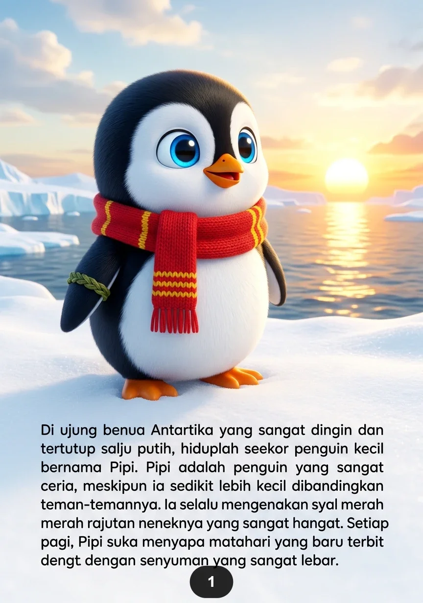 PENGUIN TERGELINCIR KE LAUT Kejutan Dingin Memulai Petualangan Seru preview 2
