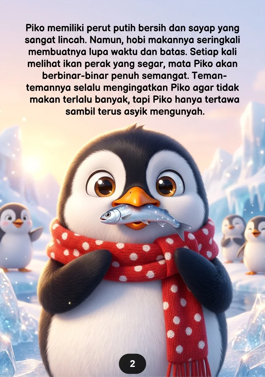 PENGUIN TERSANGKUT DI ES Perut Gendut Membuat Semua Repot preview 1