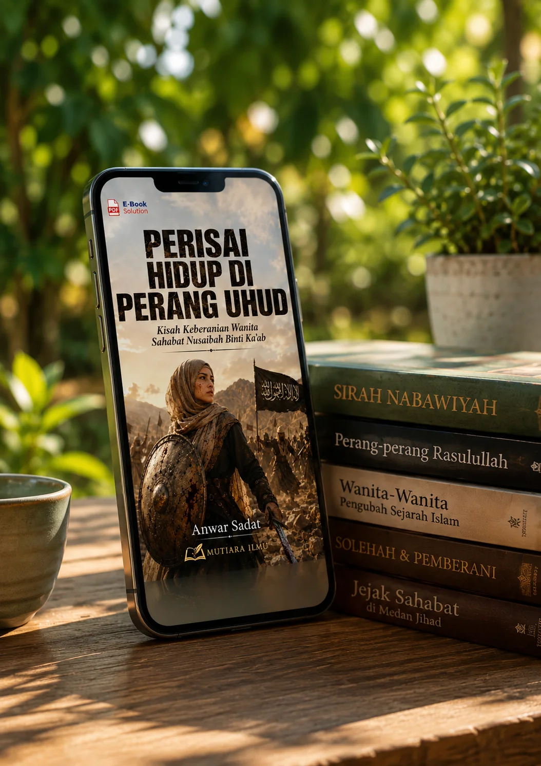 PERISAI HIDUP DI PERANG UHUD - Kisah Keberanian Wanita Sahabat Nusaibah Binti Ka'ab preview 3