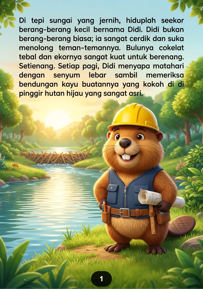 PETUALANGAN DIDI SI BERANG-BERANG Jembatan yang Menyatukan Persahabatan preview 4
