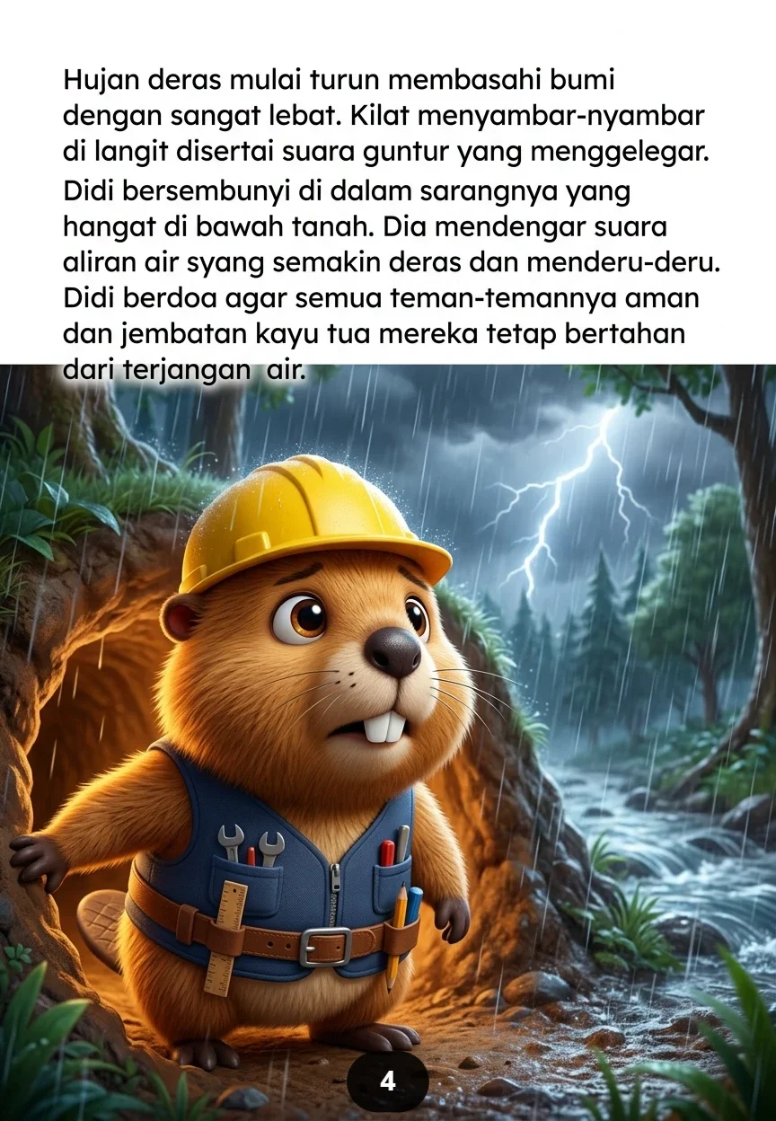 PETUALANGAN DIDI SI BERANG-BERANG Jembatan yang Menyatukan Persahabatan preview 3