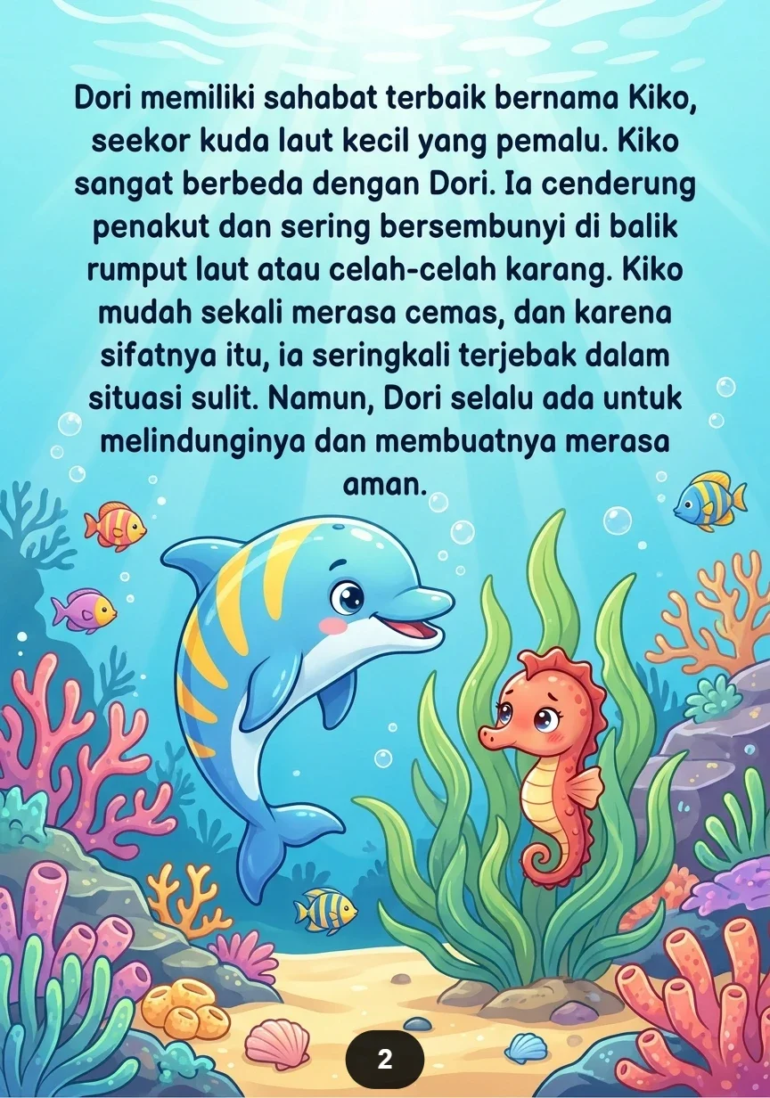 PETUALANGAN LUMBA-LUMBA CERIA Menolong Sahabat Di Laut Biru preview 2