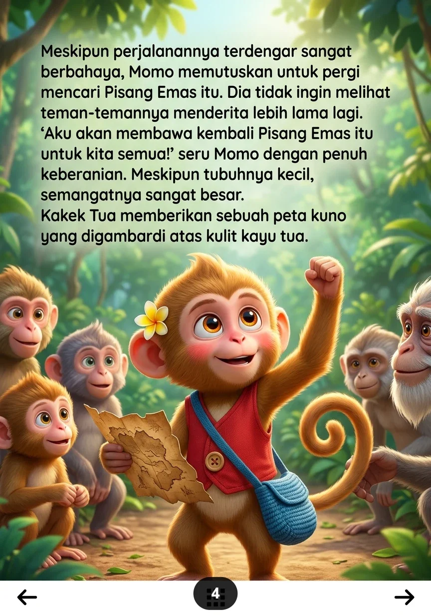 PETUALANGAN SI MONYET Pisang Emas di Tengah Hutan preview 1