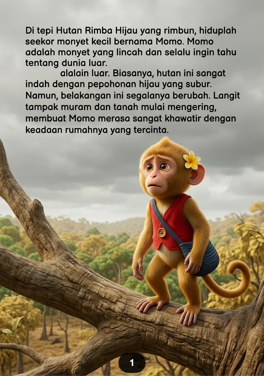 PETUALANGAN SI MONYET Pisang Emas di Tengah Hutan preview 3