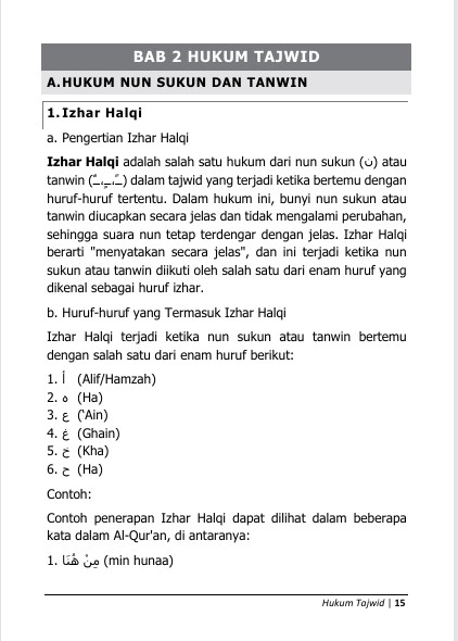 PINTAR ILMU TAJWID - Panduan Tajwid Lengkap untuk Segala Usia preview 3