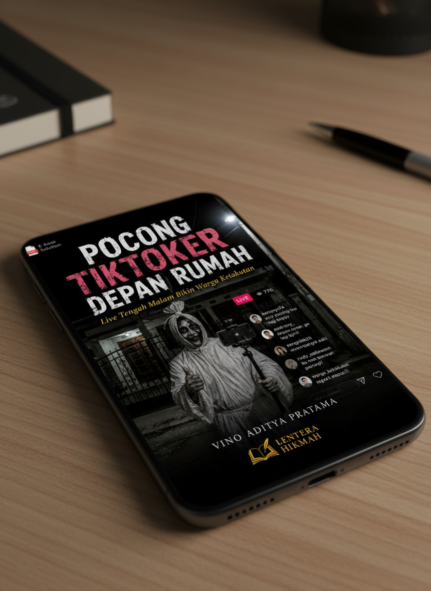 POCONG TIKTOKER DEPAN RUMAH - Live Tengah Malam Bikin Warga Ketakutan preview 3