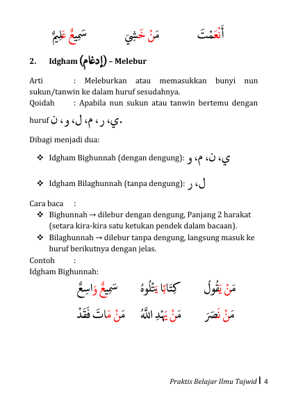 PRAKTIS BELAJAR ILMU TAJWID - Mempelajari Hukum Dasar Sampai Bacaan Waqaf preview 3