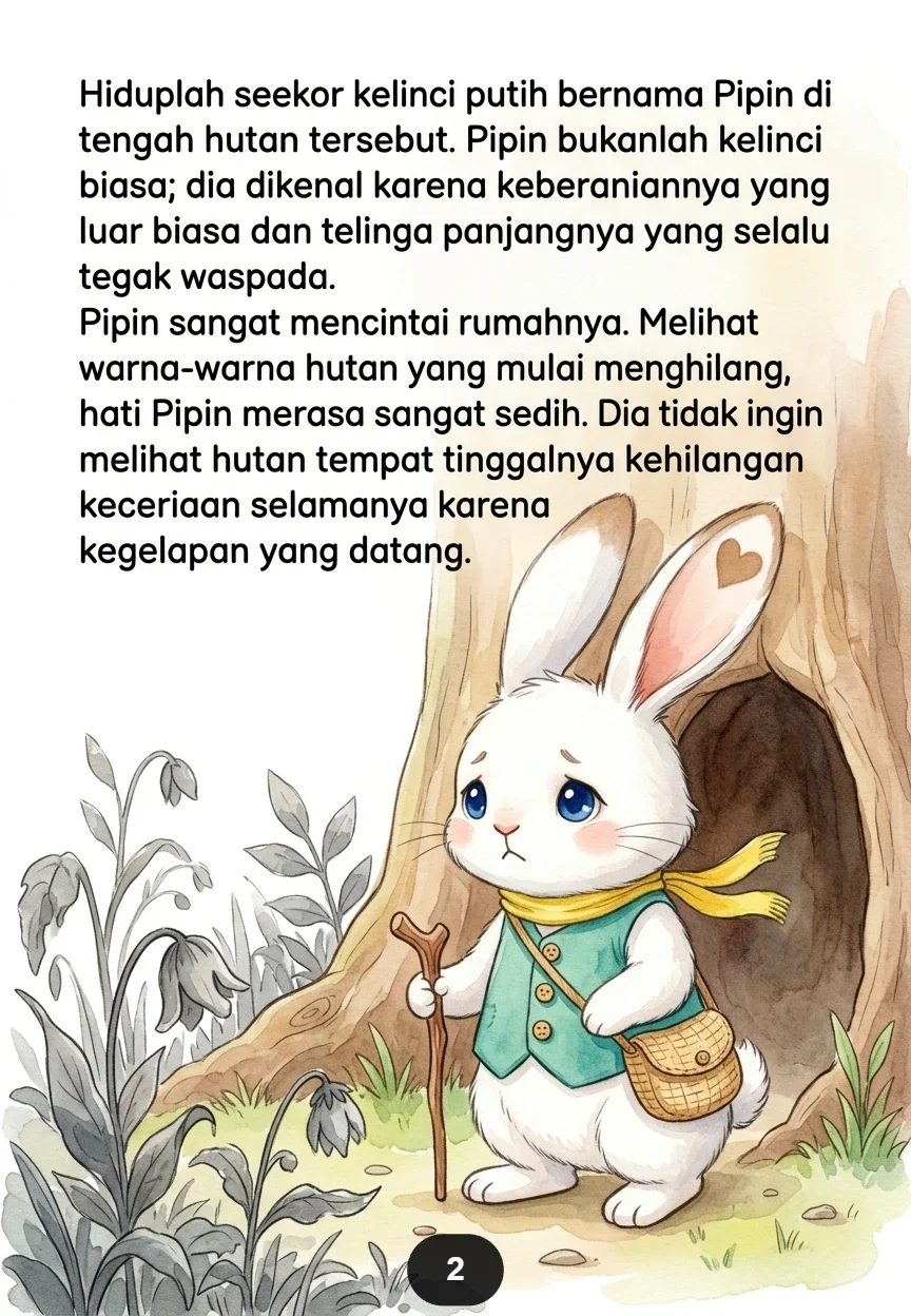 RAHASIA HUTAN PELANGI Perjalanan Kelinci Kecil Mencari Harapan preview 4