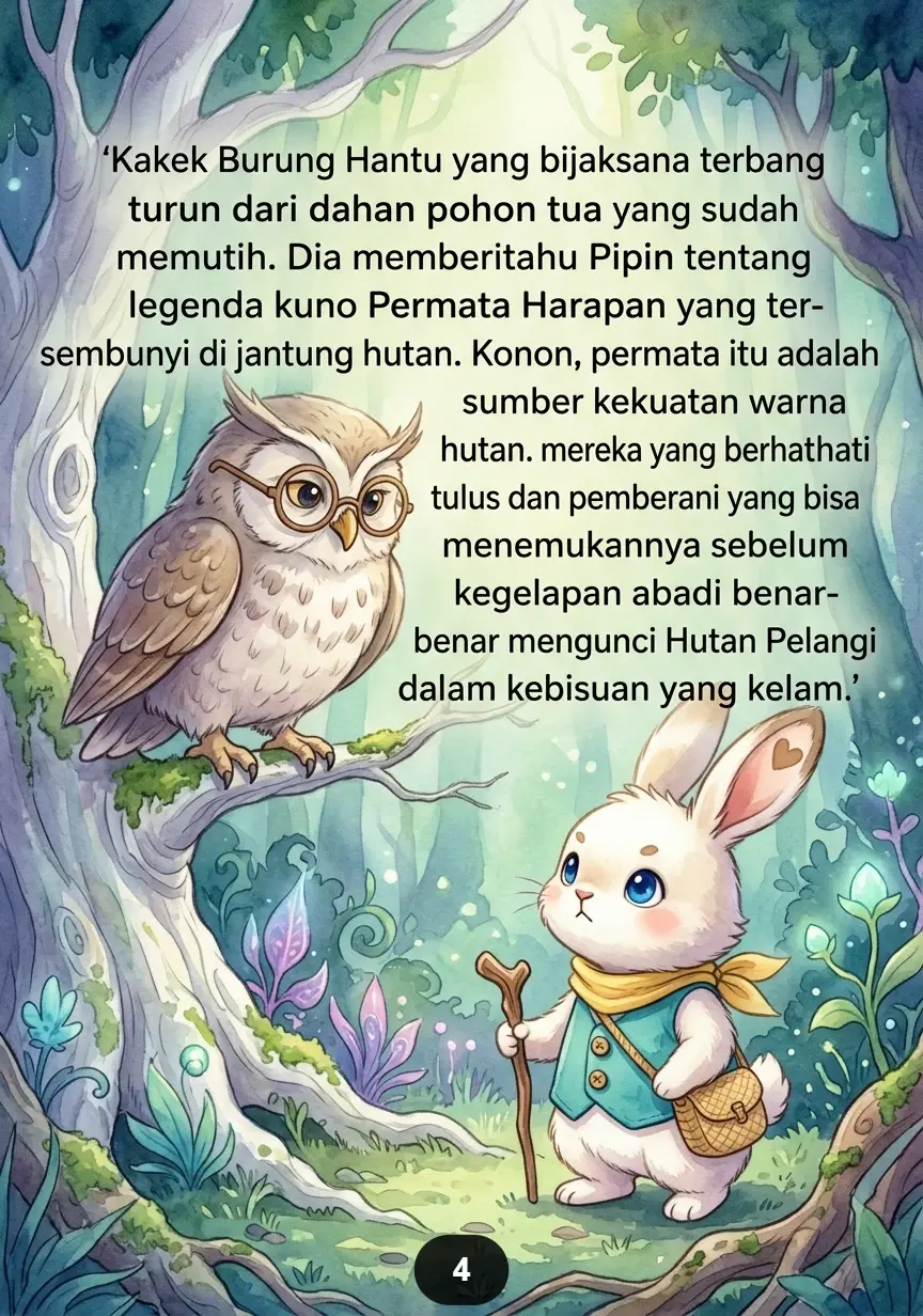 RAHASIA HUTAN PELANGI Perjalanan Kelinci Kecil Mencari Harapan preview 2