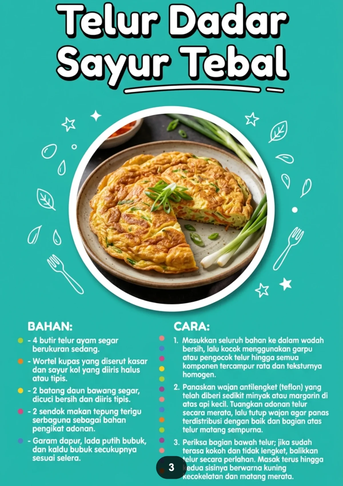 RESEP MAKAN MALAM SAT SET - Sajian Cepat Setelah Pulang Kerja preview 1