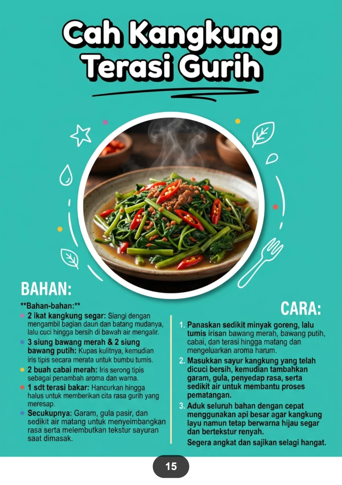 RESEP MAKAN MALAM SAT SET - Sajian Cepat Setelah Pulang Kerja preview 3